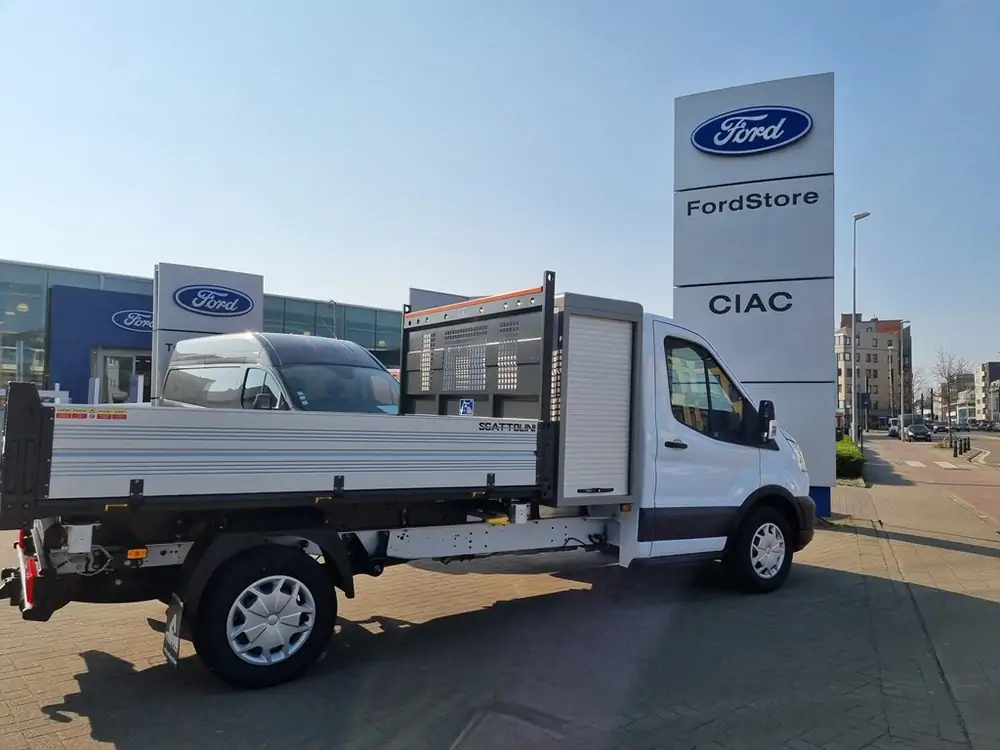 New Ford Transit 2t mca 350L Chassis enkele cabine L3 Trend/zonder laadbak RWD M6 2. AXW - niet-metaalkleur: Frozen White 10