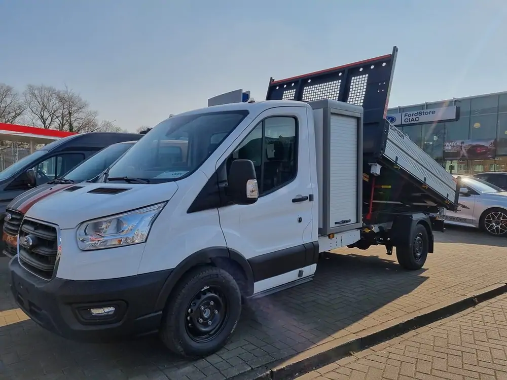 New Ford Transit 2t mca 350L Chassis enkele cabine L3 Trend/zonder laadbak RWD M6 2. AXW - niet-metaalkleur: Frozen White 6