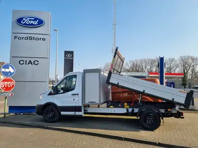 New Ford Transit 2t mca 350L Chassis enkele cabine L3 Trend/zonder laadbak RWD M6 2. AXW - niet-metaalkleur: Frozen White